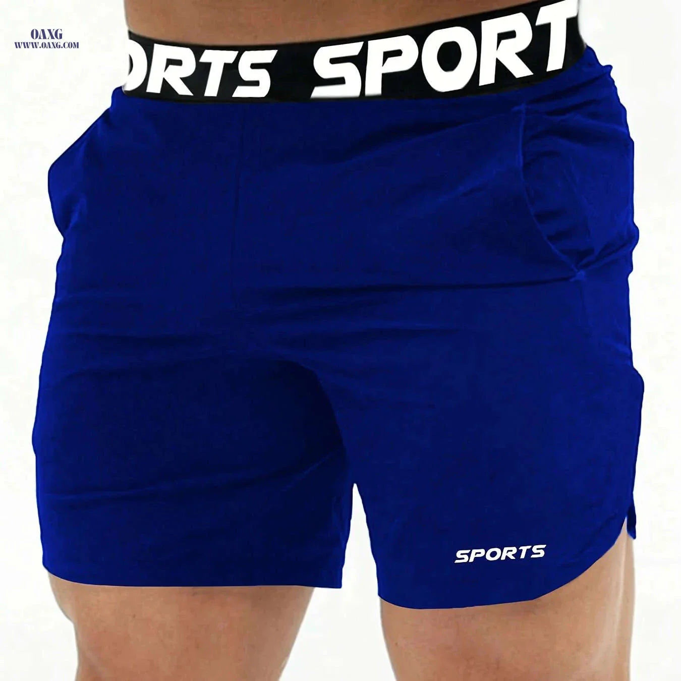 Men’s Athletic Shorts - Lightweight Polyester, Comfortable Fit for Sports
