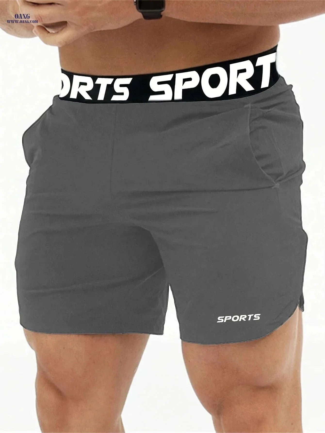 Men’s Athletic Shorts - Lightweight Polyester, Comfortable Fit for Sports