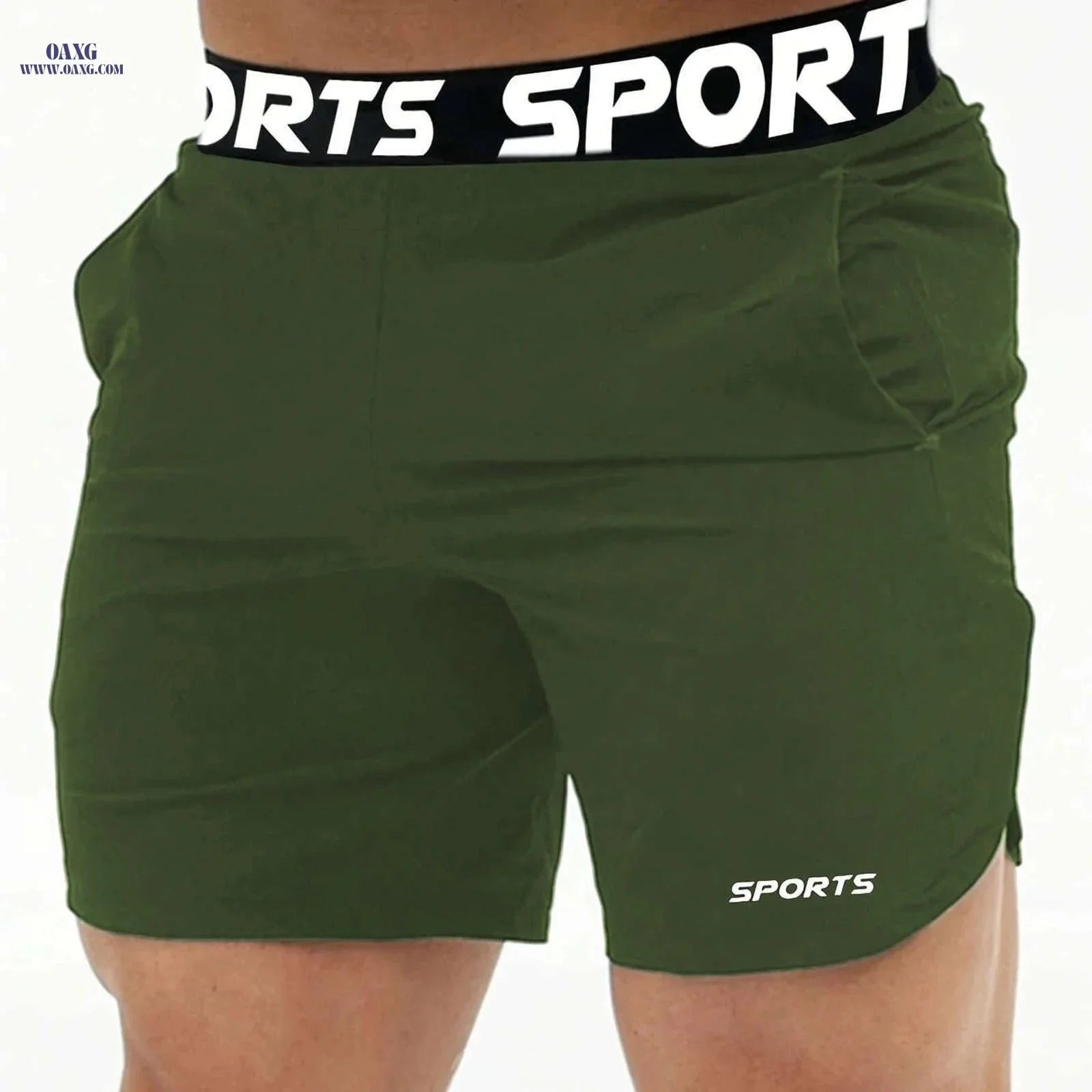 Men’s Athletic Shorts - Lightweight Polyester, Comfortable Fit for Sports