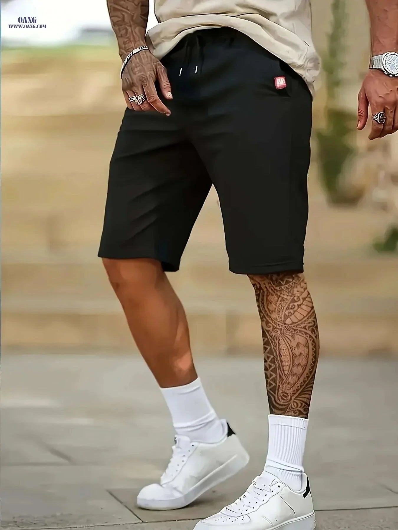 Men's Breathable Sports Shorts - Lightweight, Adjustable Drawstring & Pockets