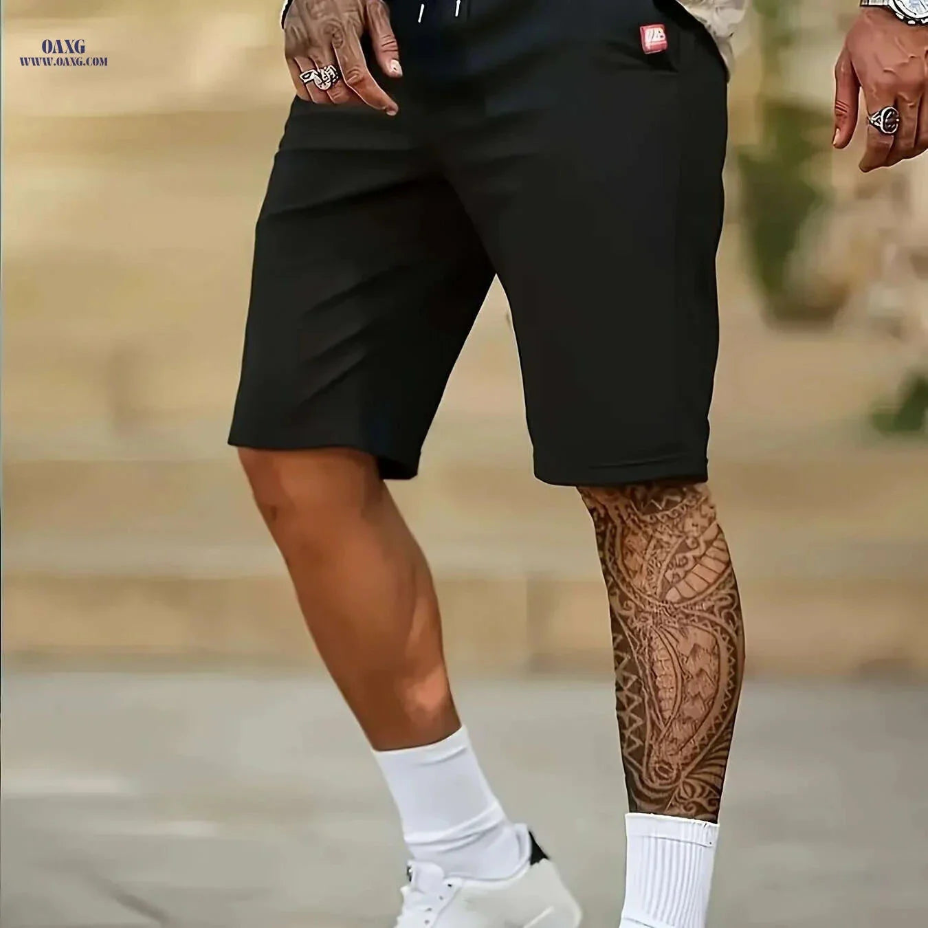 Men's Breathable Sports Shorts - Lightweight, Adjustable Drawstring & Pockets