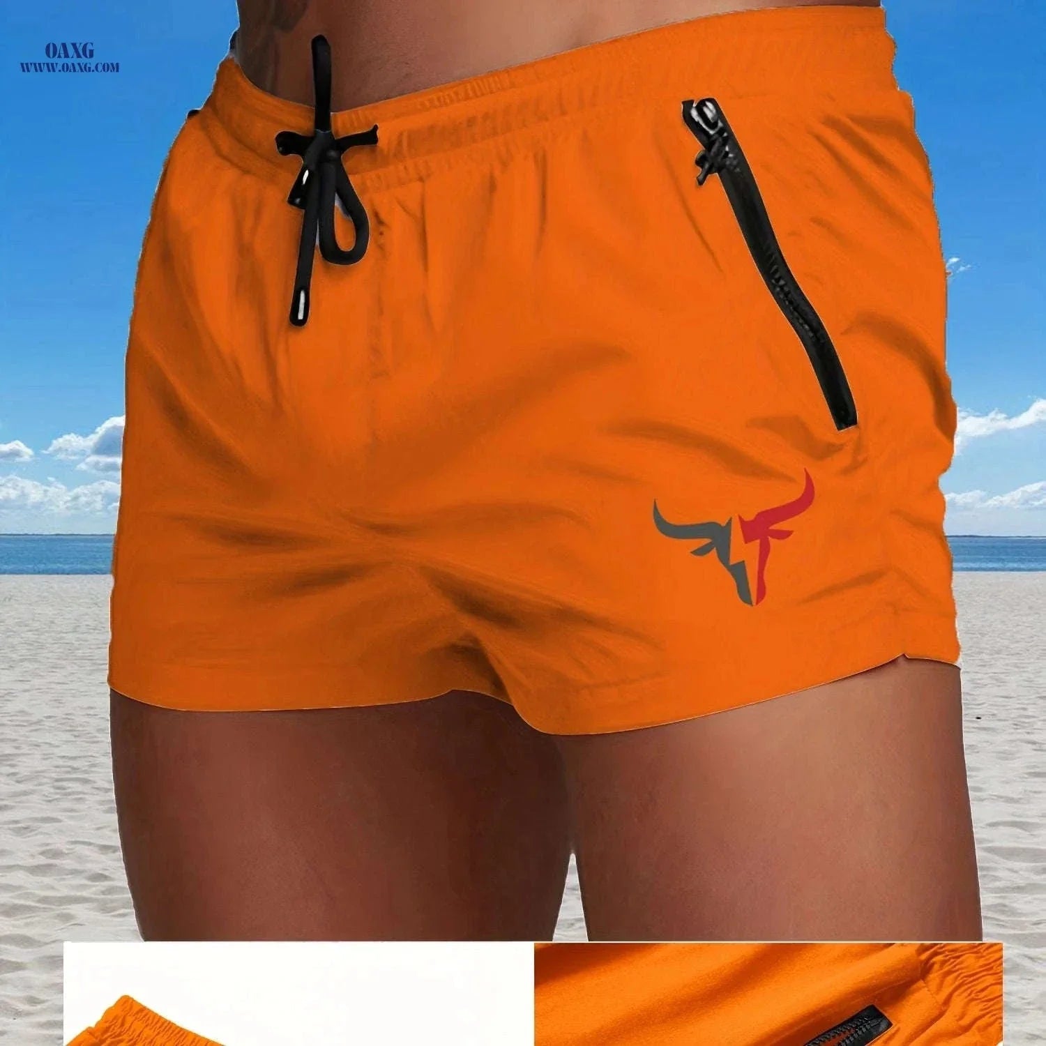 Men's Breathable Sports Shorts - Lightweight Cooling for Beach Fun