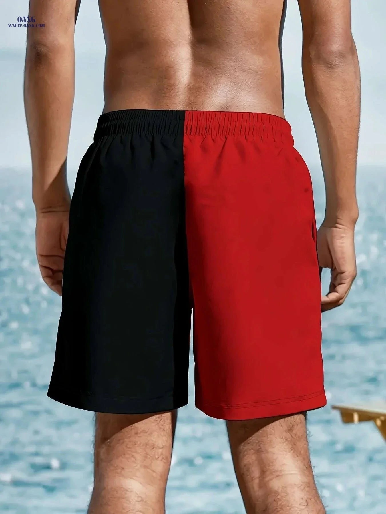 Men's Cartoon Graphic Beach Shorts - Quick-Dry, Adjustable Waist