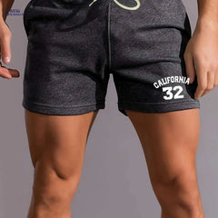 Men's Casual Athletic Shorts - Breathable Polyester with Pockets