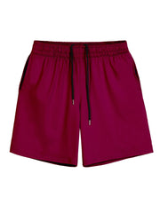 Men's Casual Drawstring Shorts - Moisture-Wicking, Side Pockets