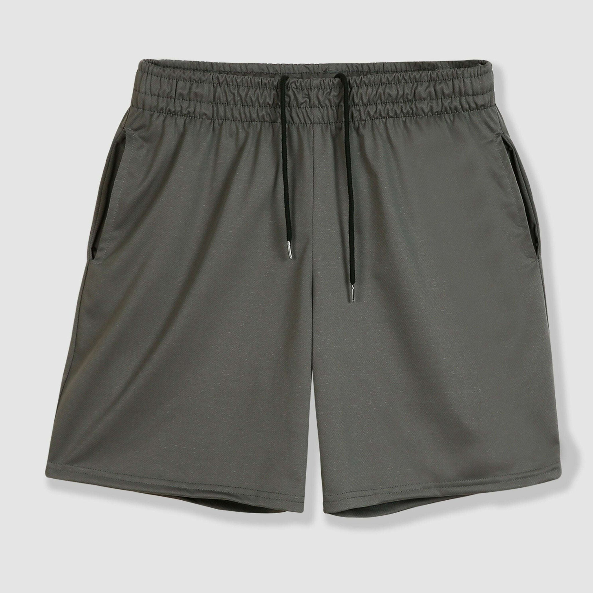 Men's Casual Drawstring Shorts - Moisture-Wicking, Side Pockets