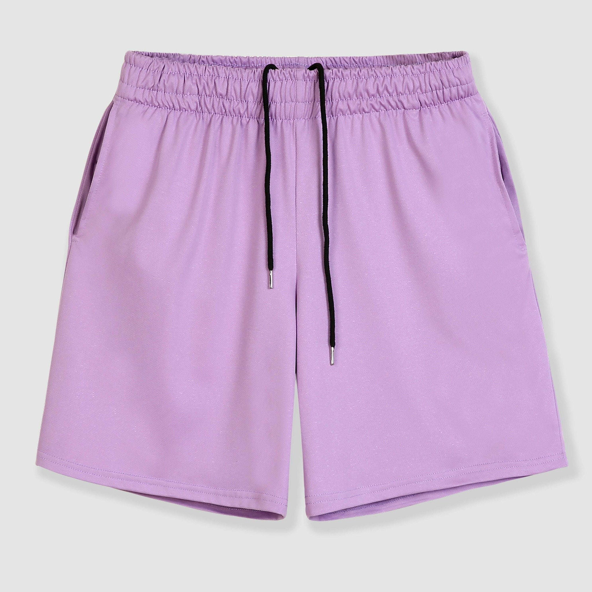 Men's Casual Drawstring Shorts - Moisture-Wicking, Side Pockets