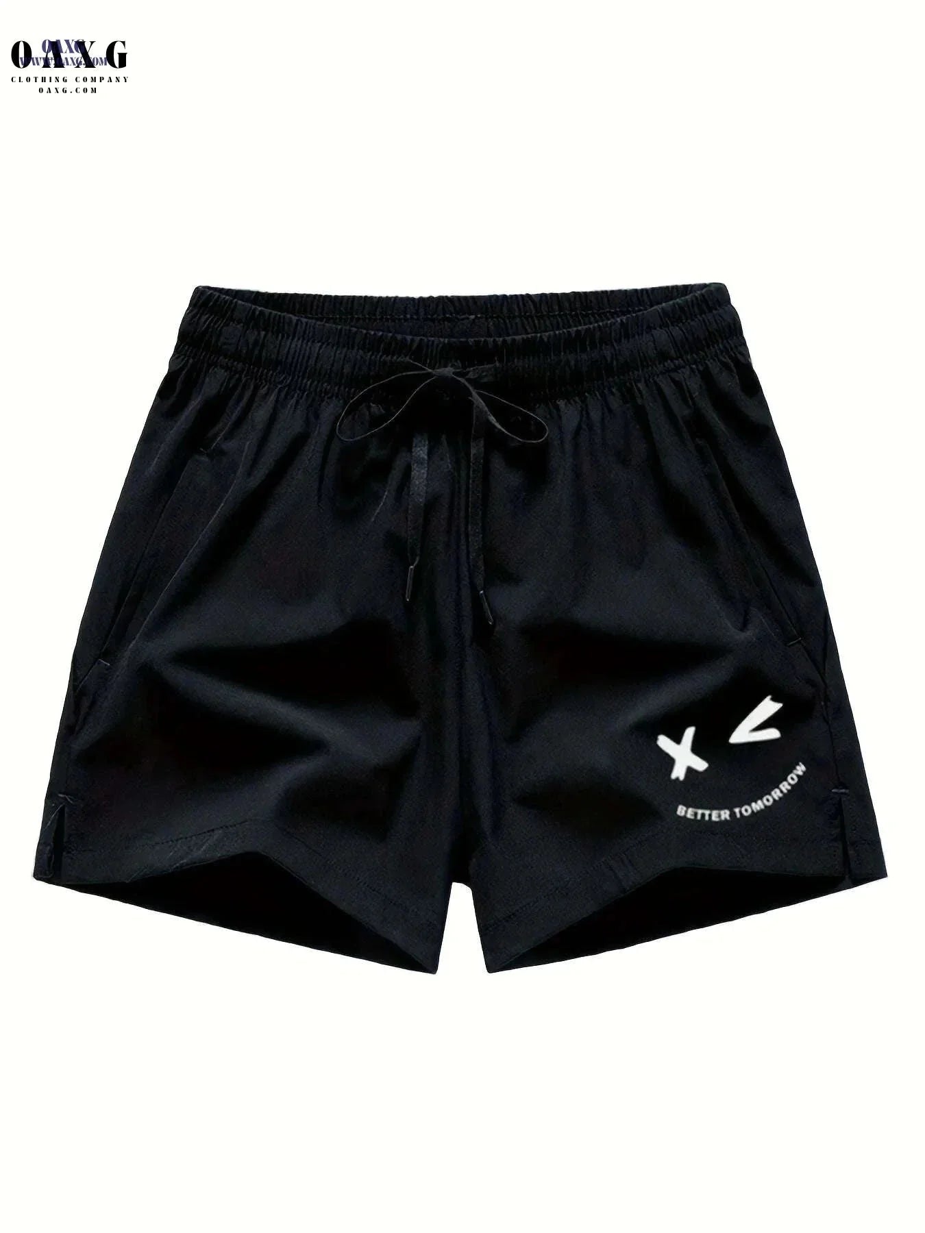 Men's Casual Sports Shorts - Quick-Drying, Zippered Pockets, Stretchy