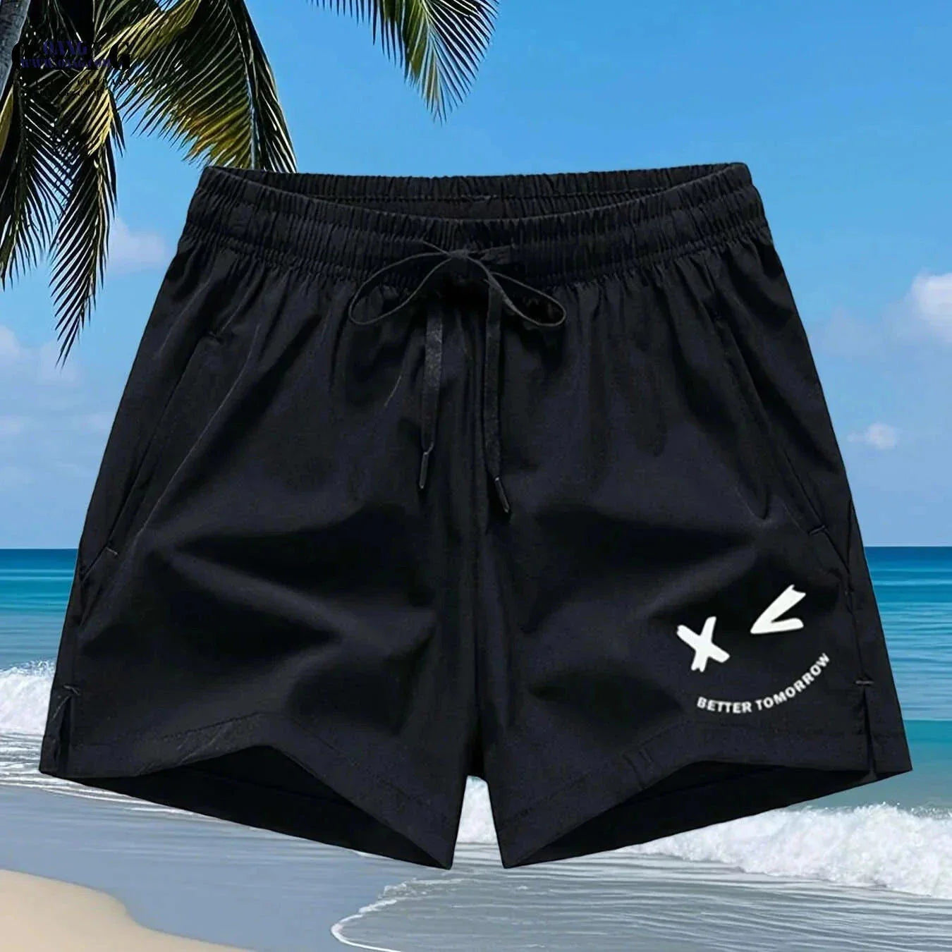 Men's Casual Sports Shorts - Quick-Drying, Zippered Pockets, Stretchy
