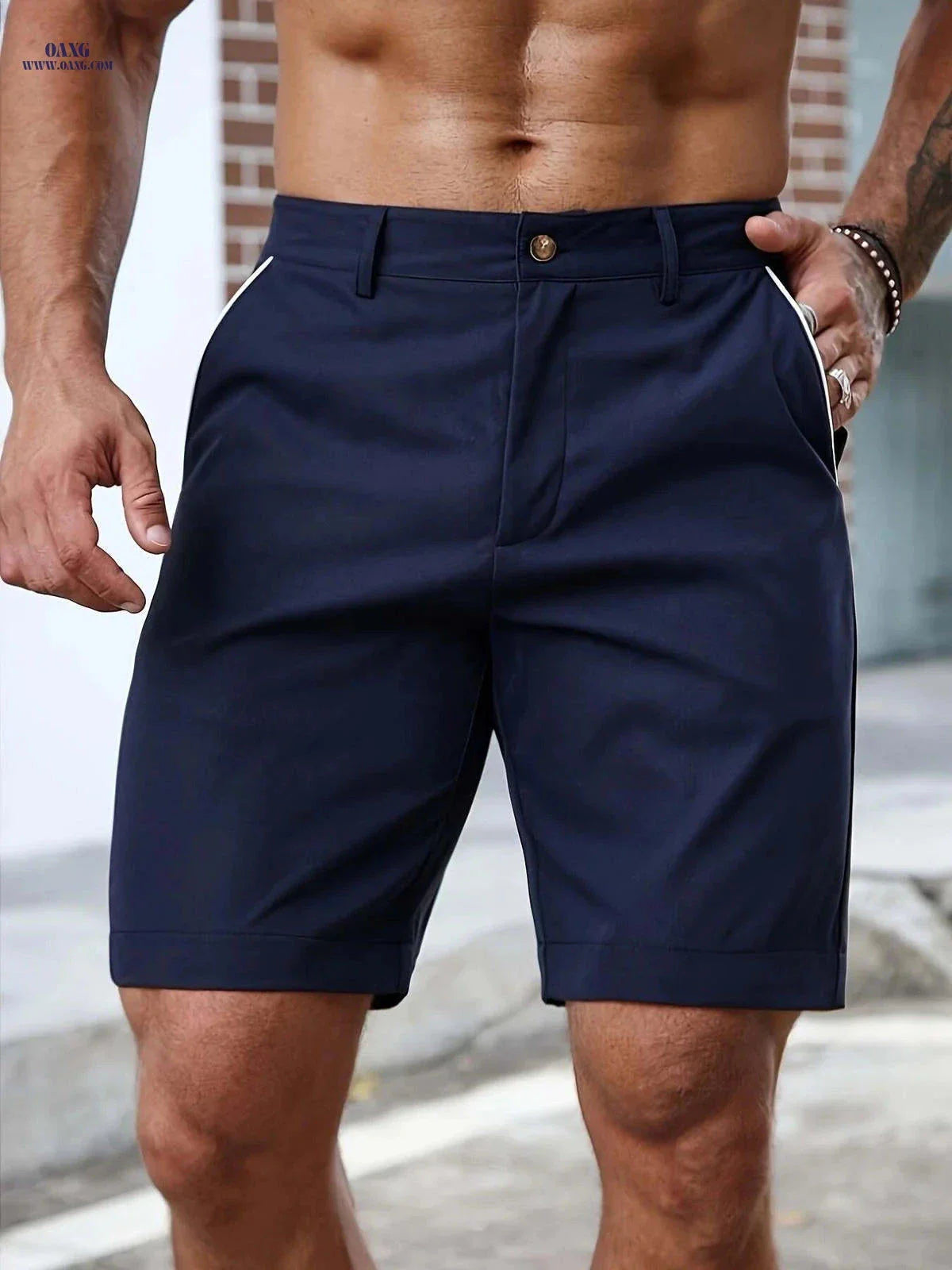 Men's Casual Stretch Shorts - Chic Sports Design for Summer Fun