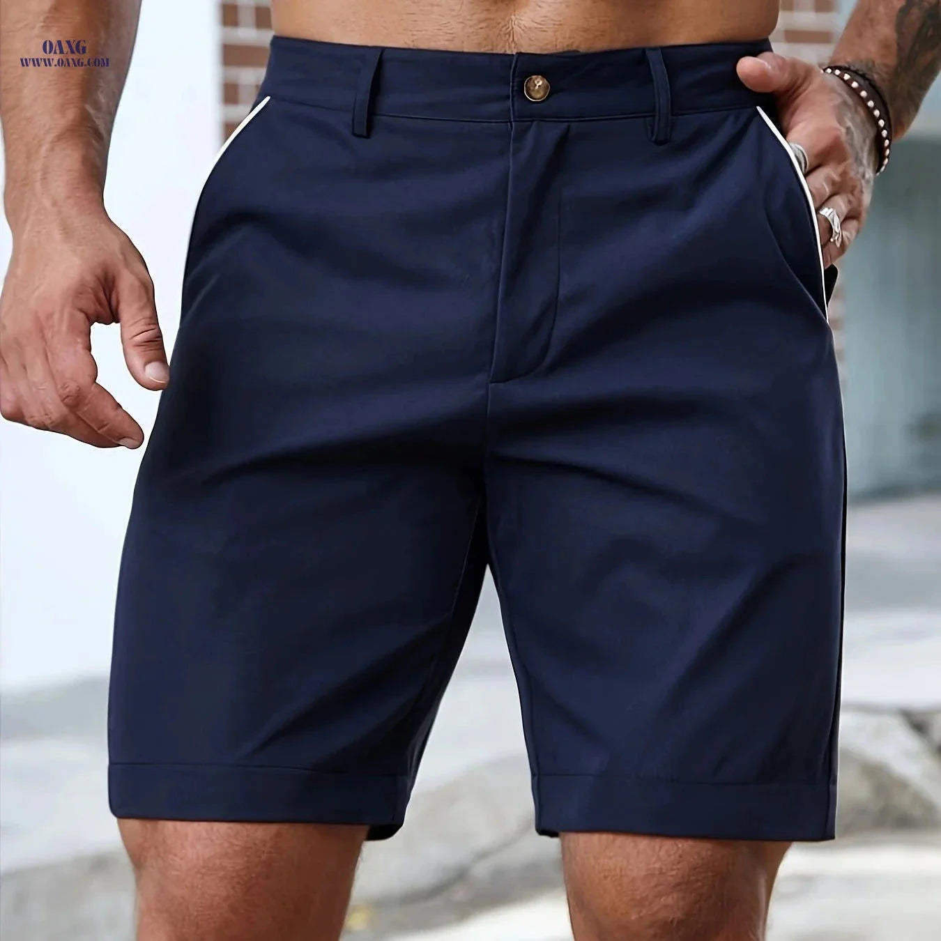 Men's Casual Stretch Shorts - Chic Sports Design for Summer Fun