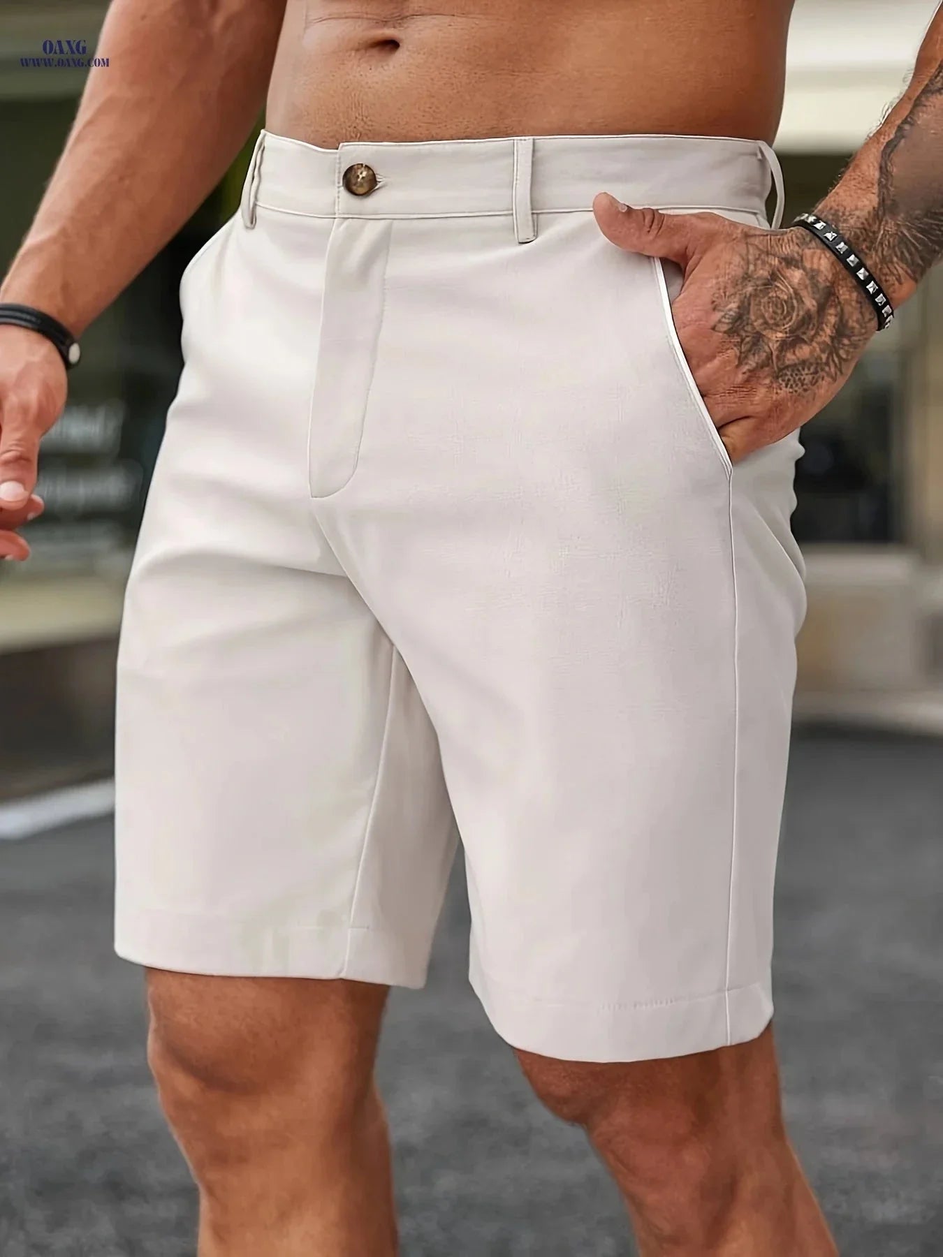 Men's Casual Stretch Shorts - Chic Sports Design for Summer Fun