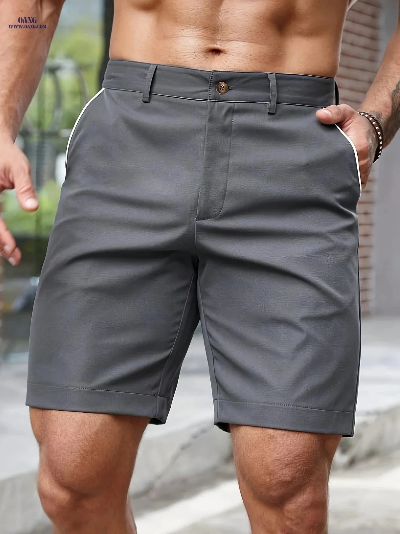 Men's Casual Stretch Shorts - Chic Sports Design for Summer Fun