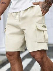 Men's Casual Waffle Knit Shorts - Lightweight, Breathable, Mid-Rise