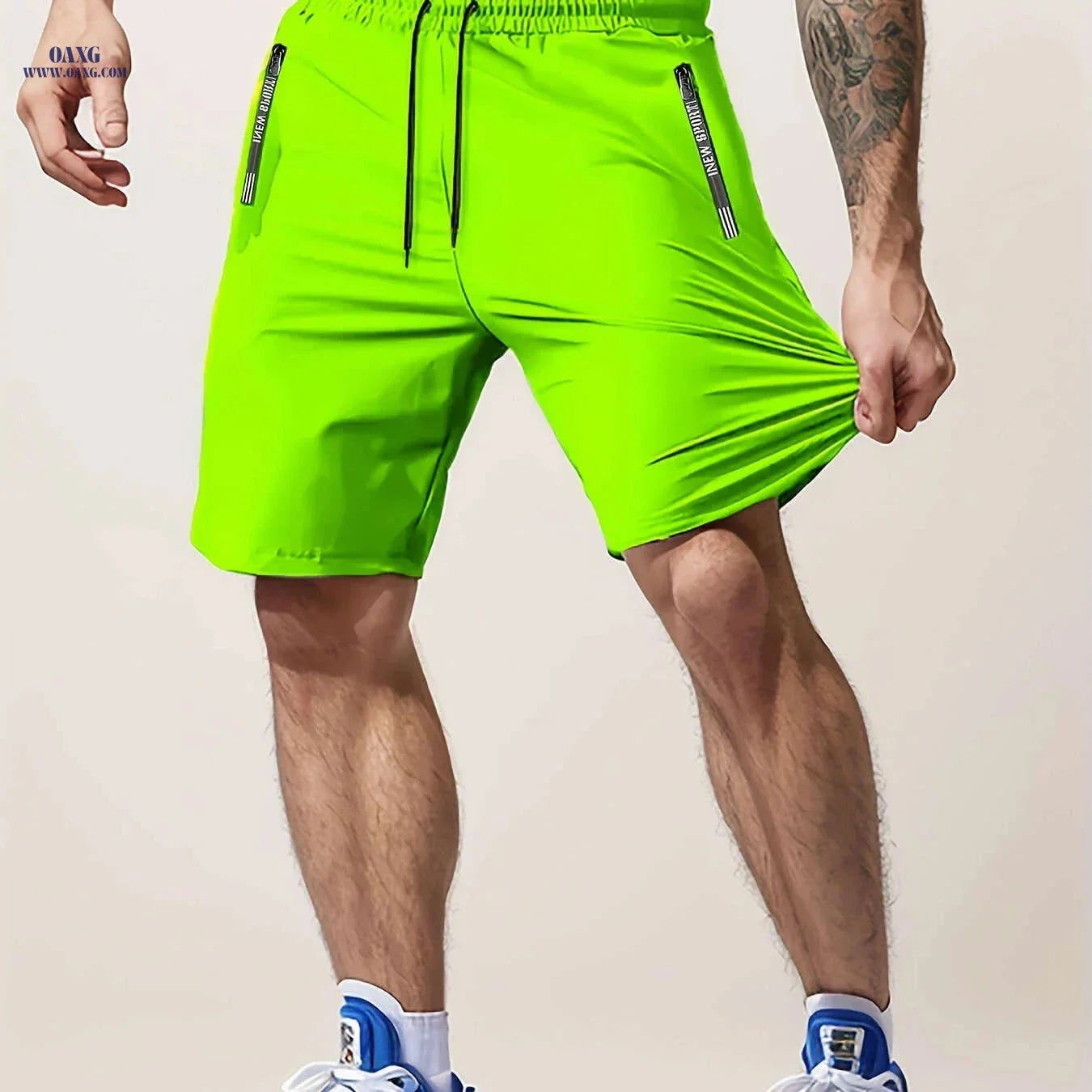 Men’s Casual Workout Shorts - Lightweight with Zipper Pocket