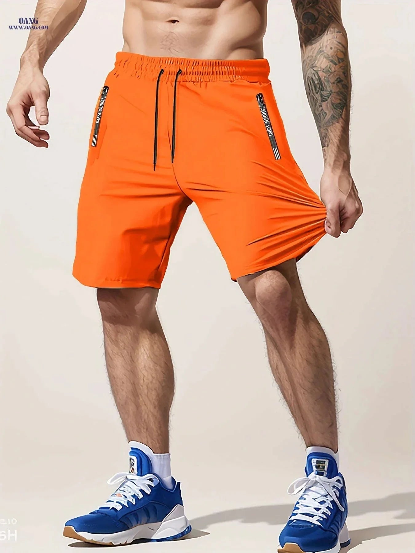 Men’s Casual Workout Shorts - Lightweight with Zipper Pocket