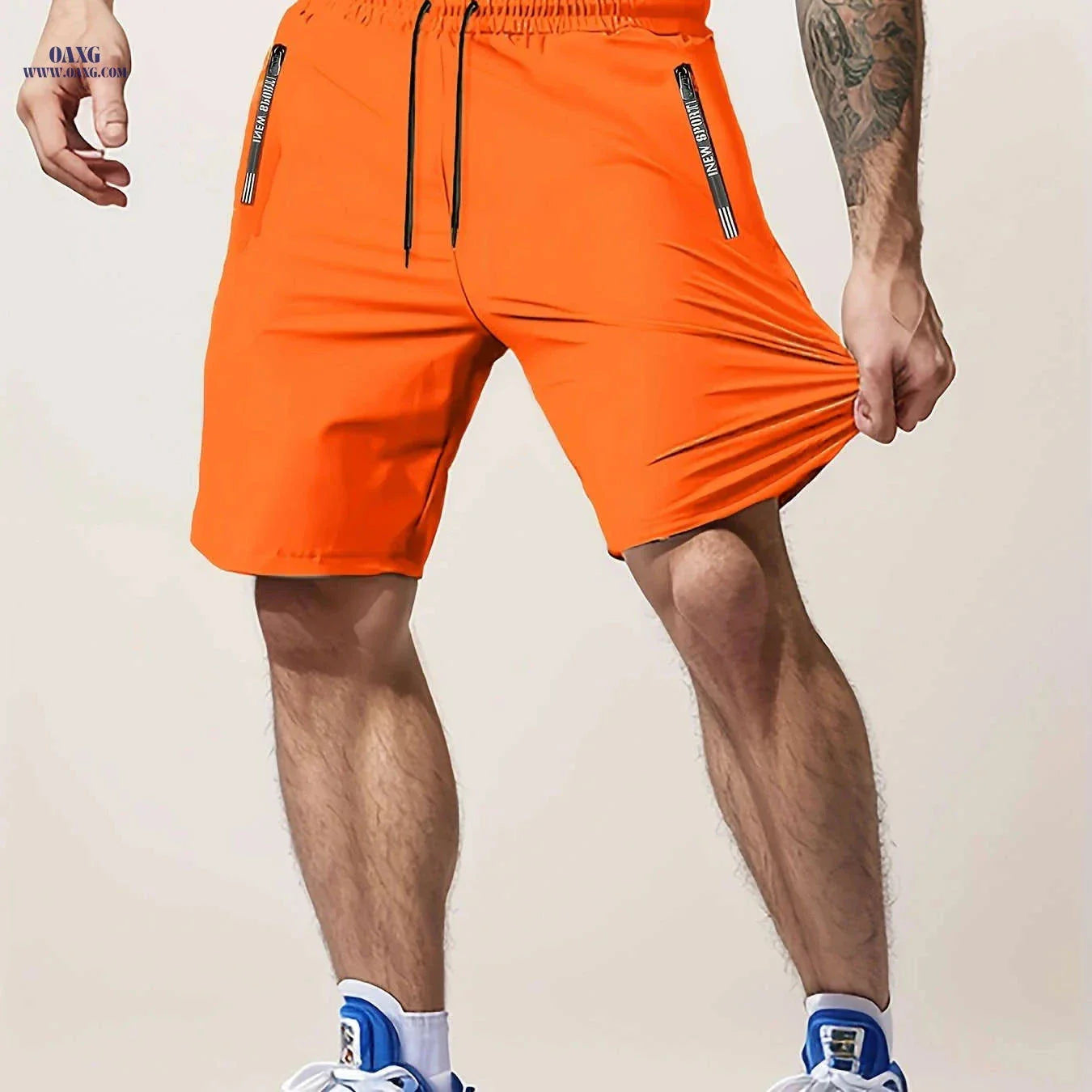Men’s Casual Workout Shorts - Lightweight with Zipper Pocket