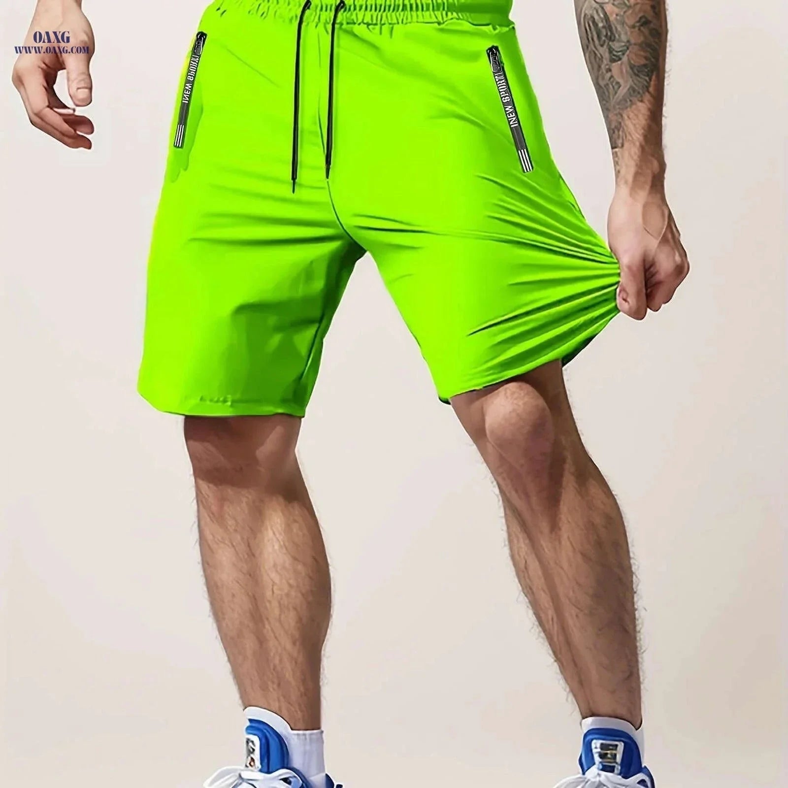 Men’s Casual Workout Shorts - Lightweight with Zipper Pocket