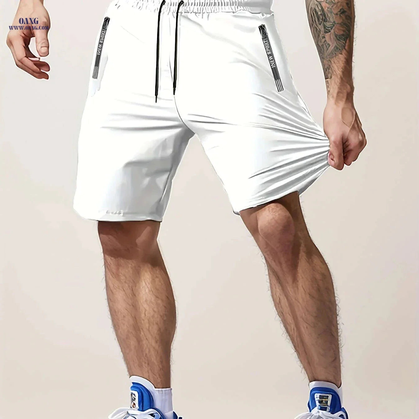 Men’s Casual Workout Shorts - Lightweight with Zipper Pocket