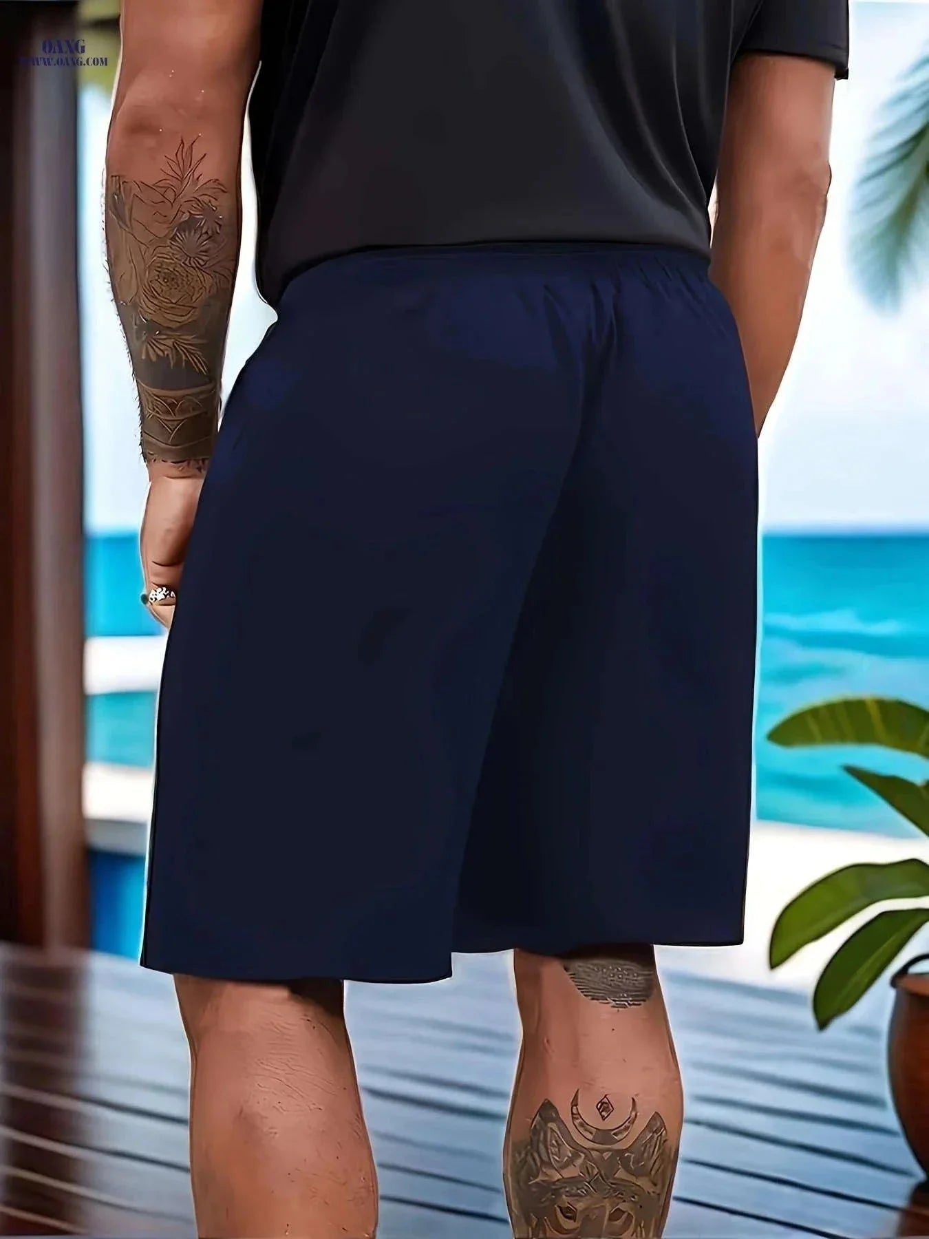 Men's Fashion Casual Printed Shorts - Drawstring Summer Style