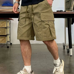 Men's Fashionable Workwear Shorts - Comfortable Loose Fit & Durable Design
