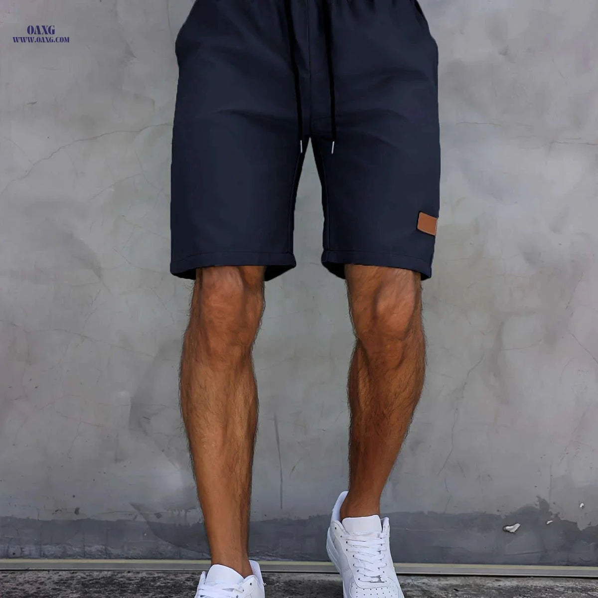 Men's Mint Green Athletic Shorts - Quick-Dry, Drawstring Pockets