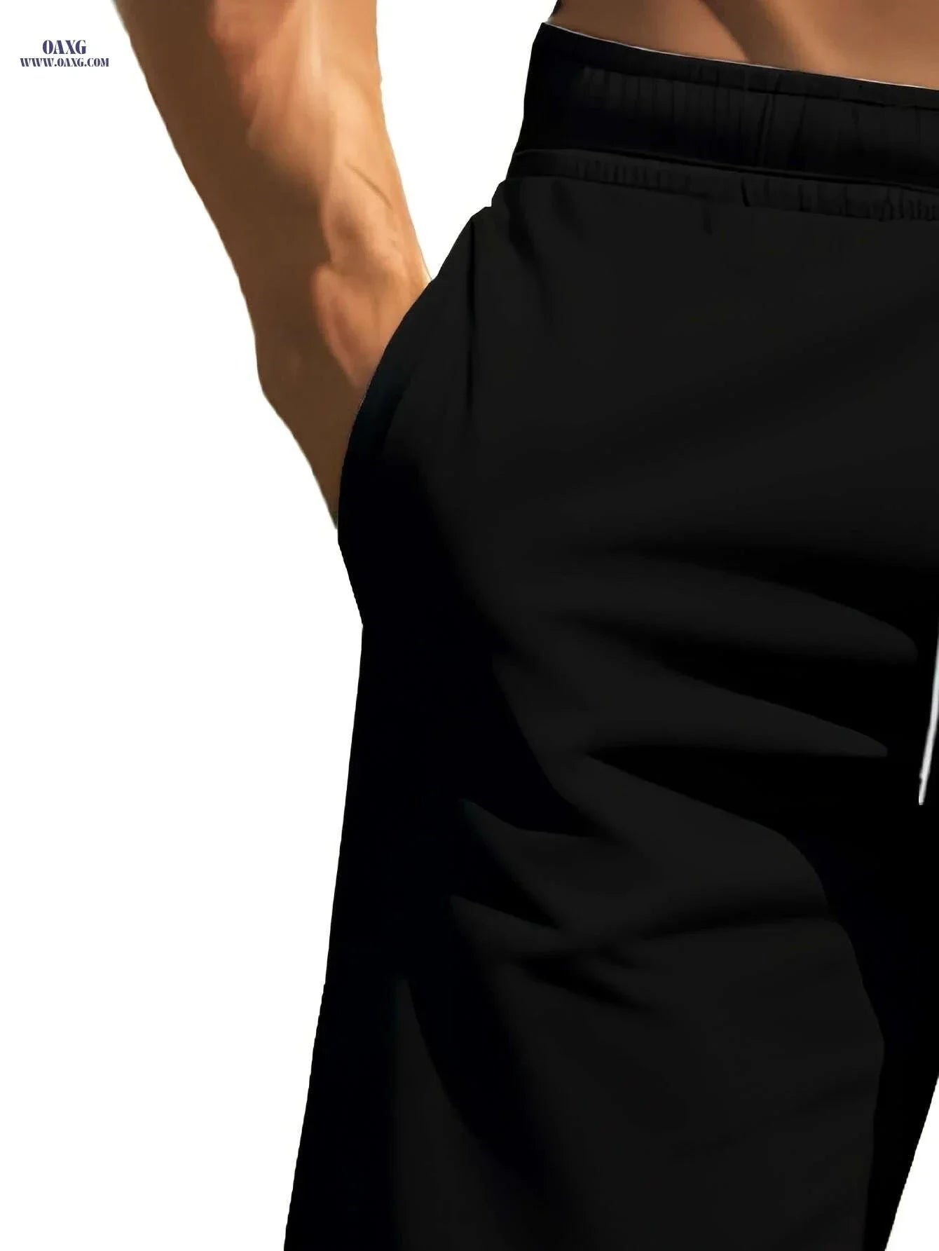 Men's Patriotic American Flag Shorts - High-Stretch Casual Wear