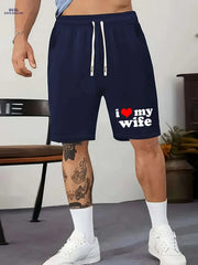 Men's Printed Casual Summer Shorts - Stretchy Drawstring Design