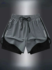 Men's Quick-Dry Athletic Swim Shorts - Lightweight, Breathable Fit