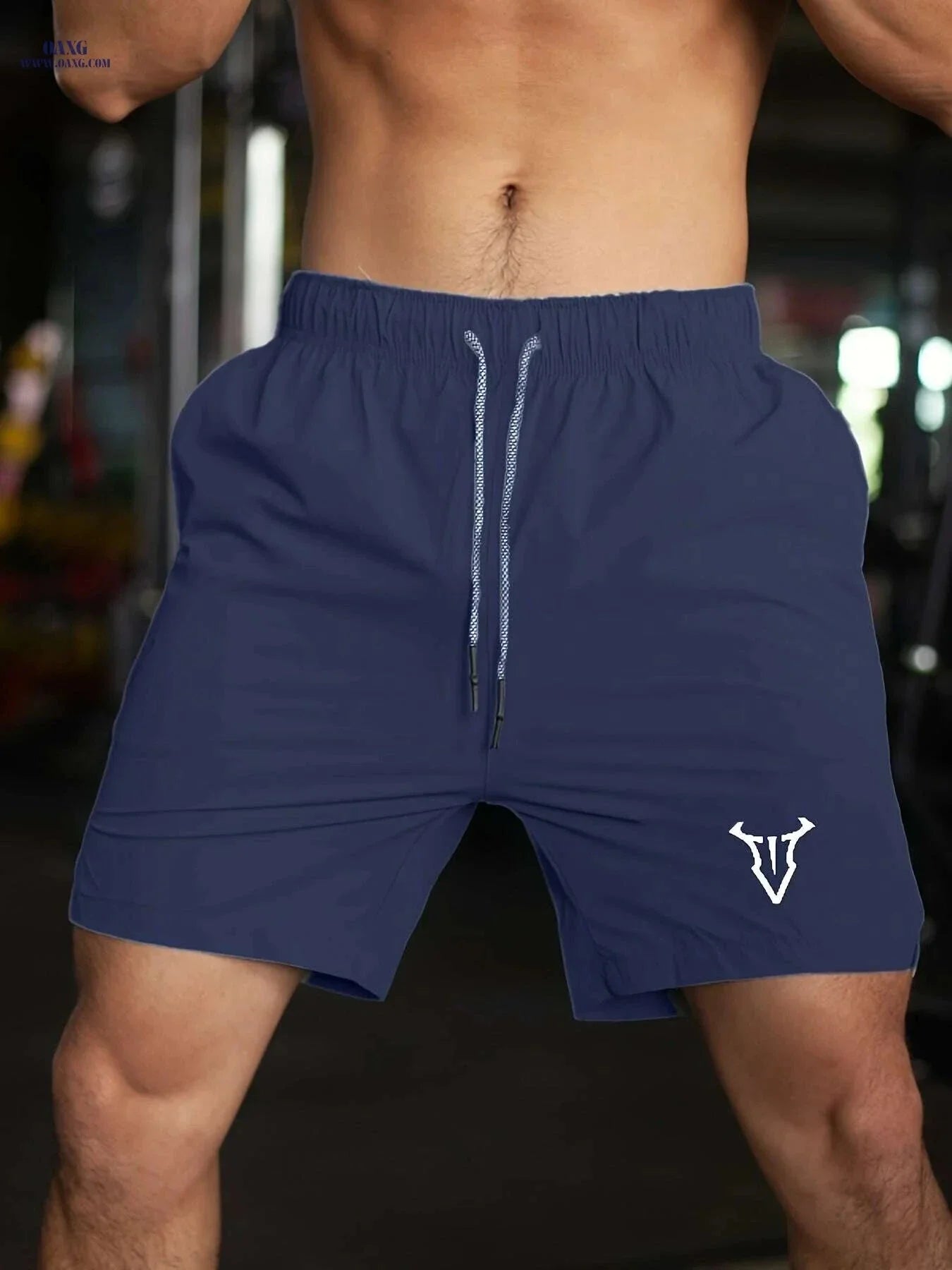 Men's Quick-Dry Basketball Shorts - Breathable Nylon & Elastic Waistband