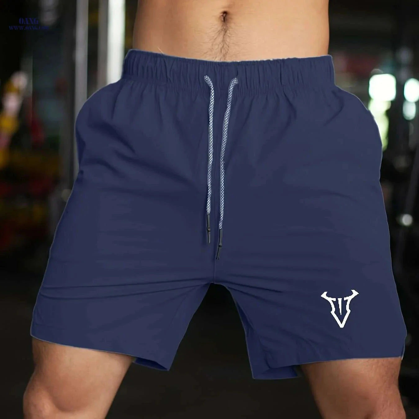 Men's Quick-Dry Basketball Shorts - Breathable Nylon & Elastic Waistband