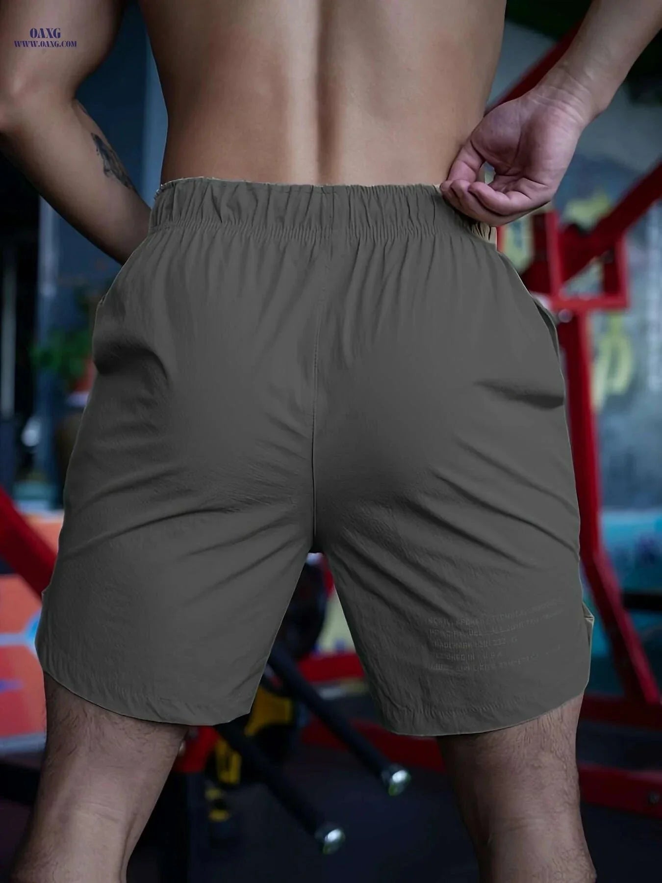 Men's Quick-Dry Basketball Shorts - Breathable Nylon & Elastic Waistband