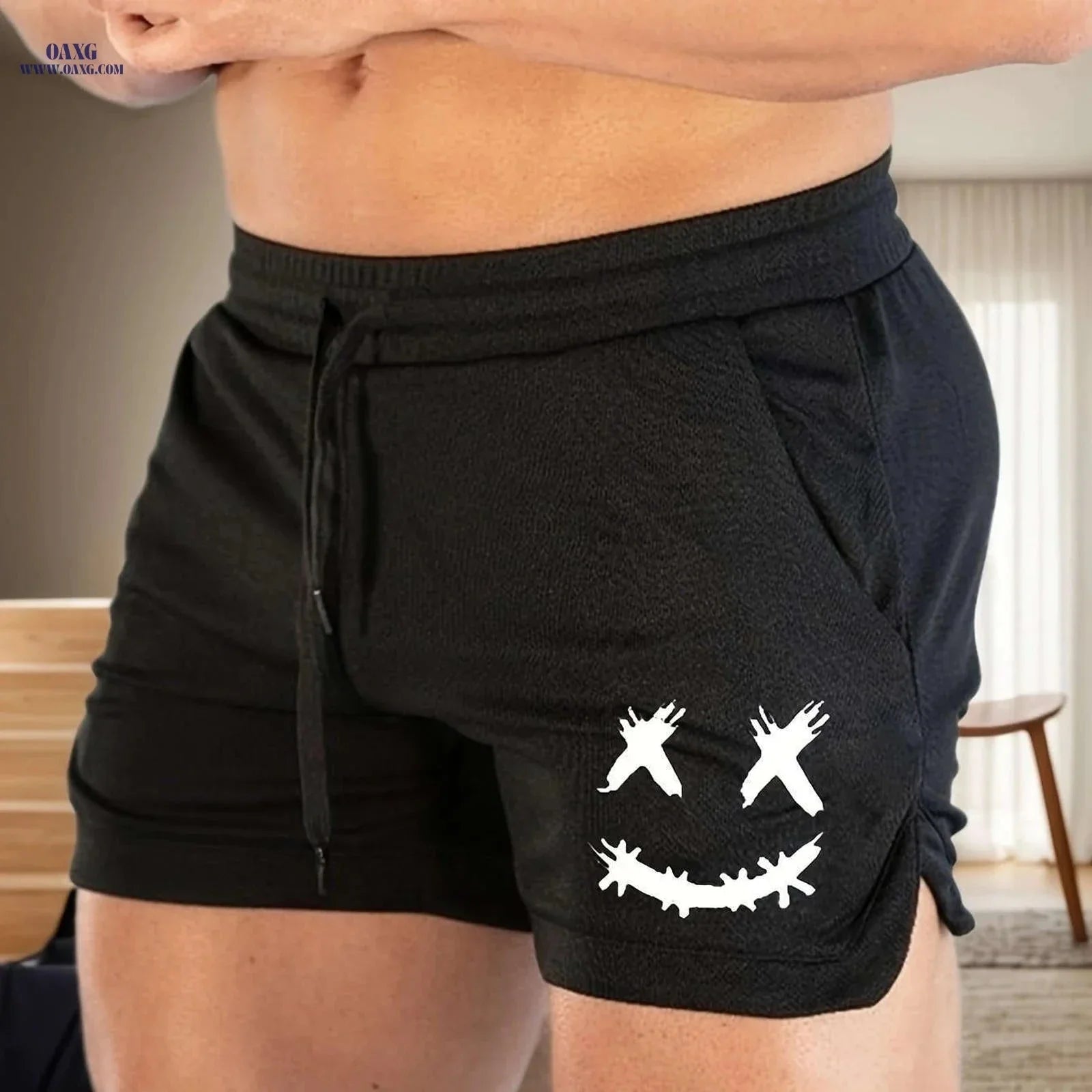 Men's Quick-Dry Breathable Running Shorts - Sweat-Free Fitness Wear