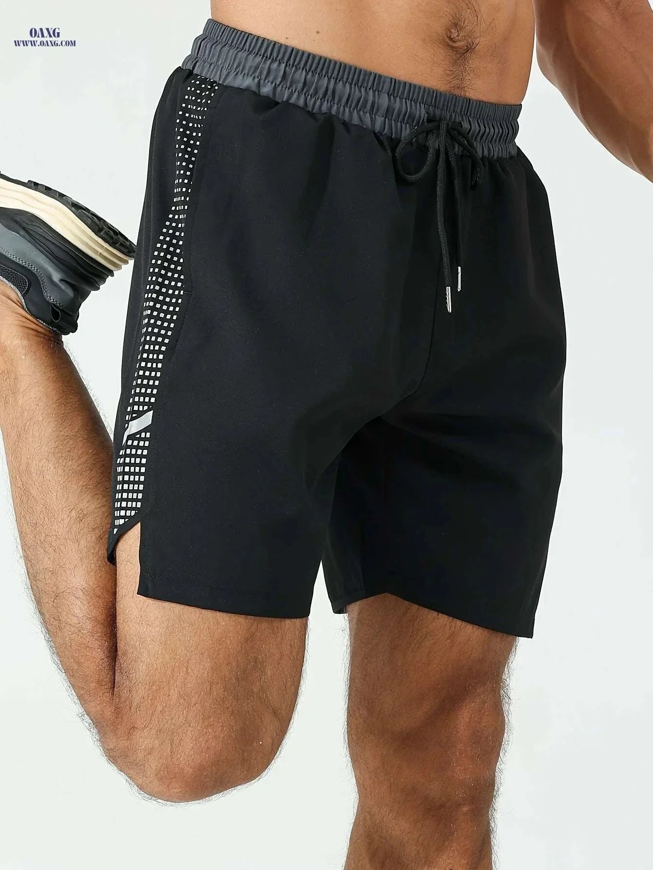 Men's Quick-Dry Swim Shorts - Reflective Loose-Fit for Water Sports