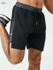 Men's Quick-Dry Swim Shorts - Reflective Loose-Fit for Water Sports