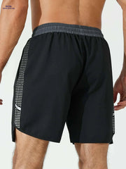 Men's Quick-Dry Swim Shorts - Reflective Loose-Fit for Water Sports