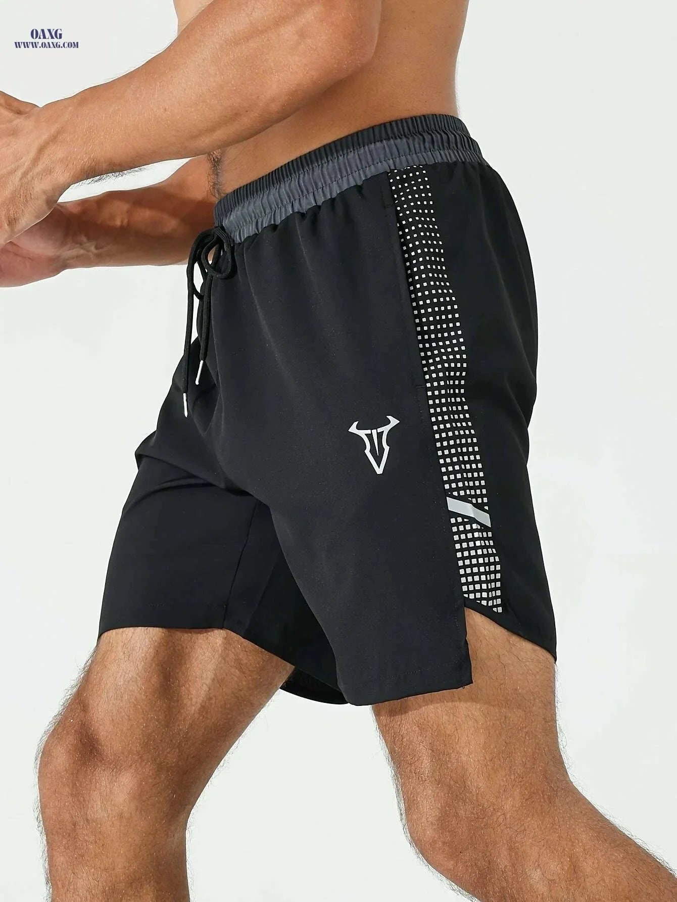 Men's Quick-Dry Swim Shorts - Reflective Loose-Fit for Water Sports