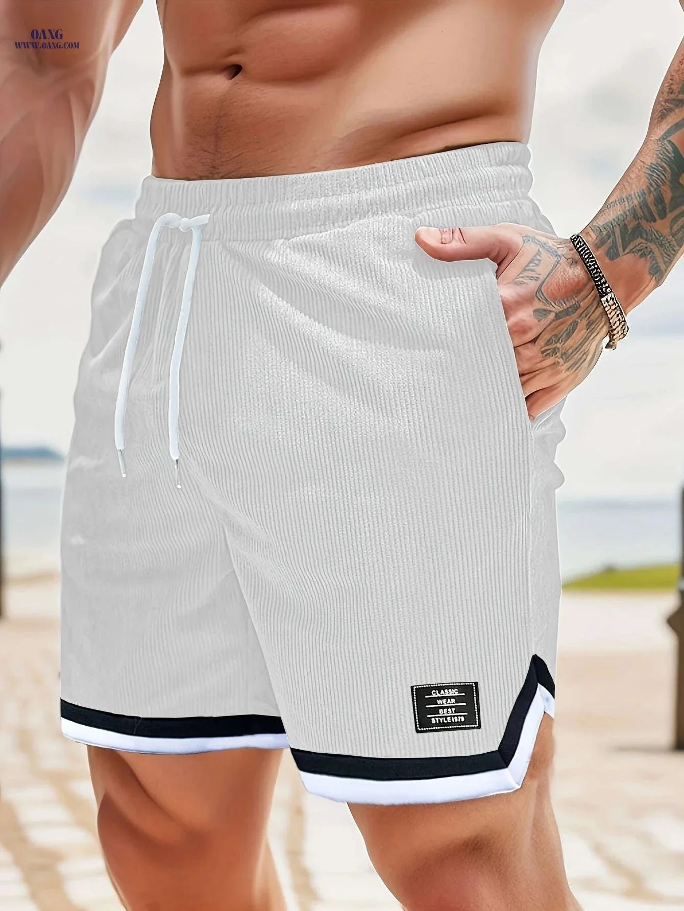 Men's Sport Casual Corduroy Shorts - Breathable & Flexible Fit