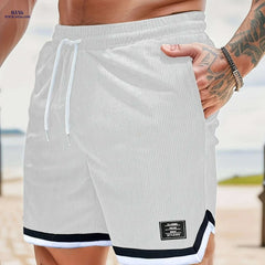 Men's Sport Casual Corduroy Shorts - Breathable & Flexible Fit