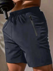 Men's Sporty Track Shorts - Quick-Drying Athletic Summer Wear