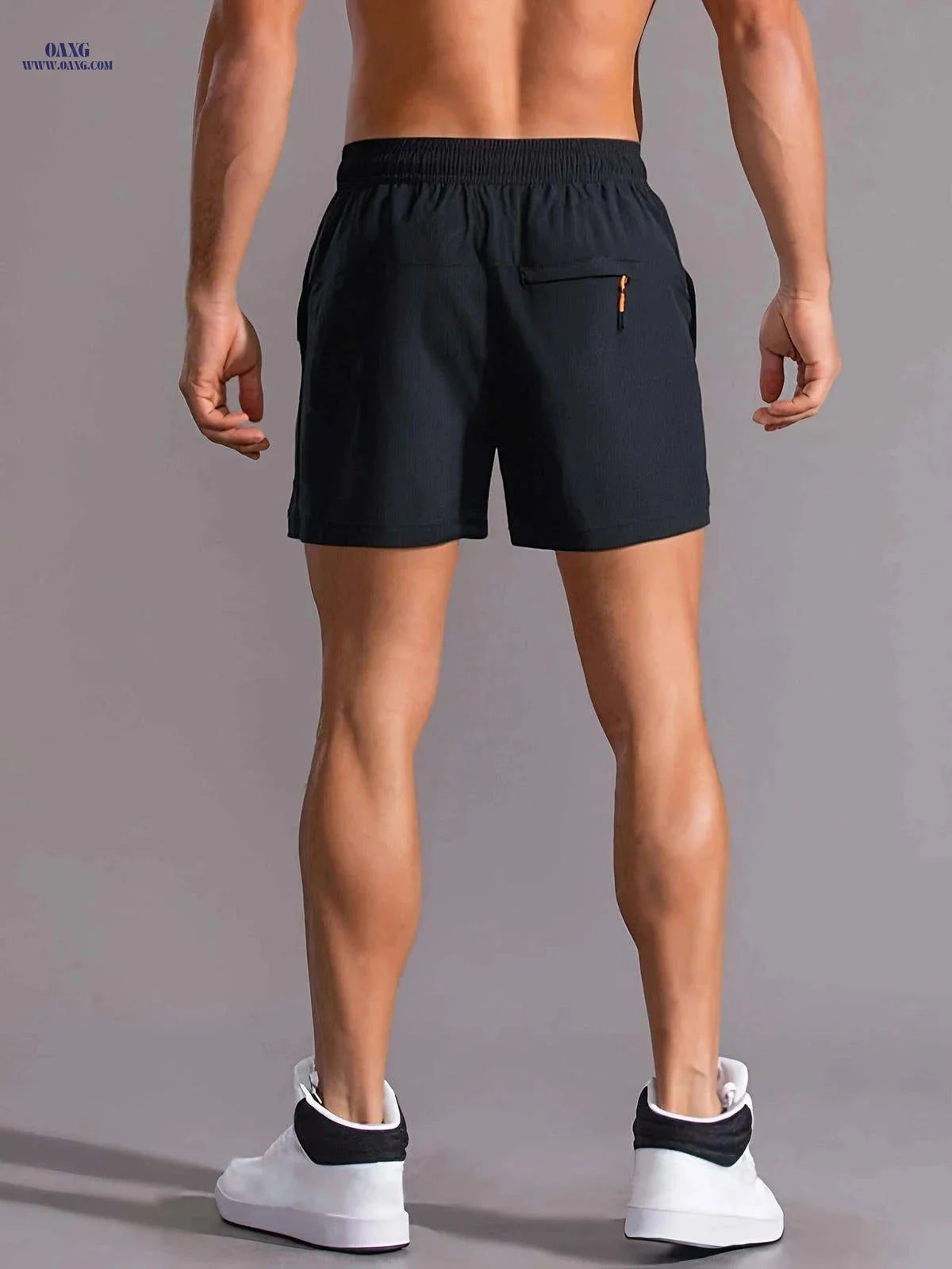 Men’s Summer Sports Shorts - Zippered Pockets for Outdoor Leisure