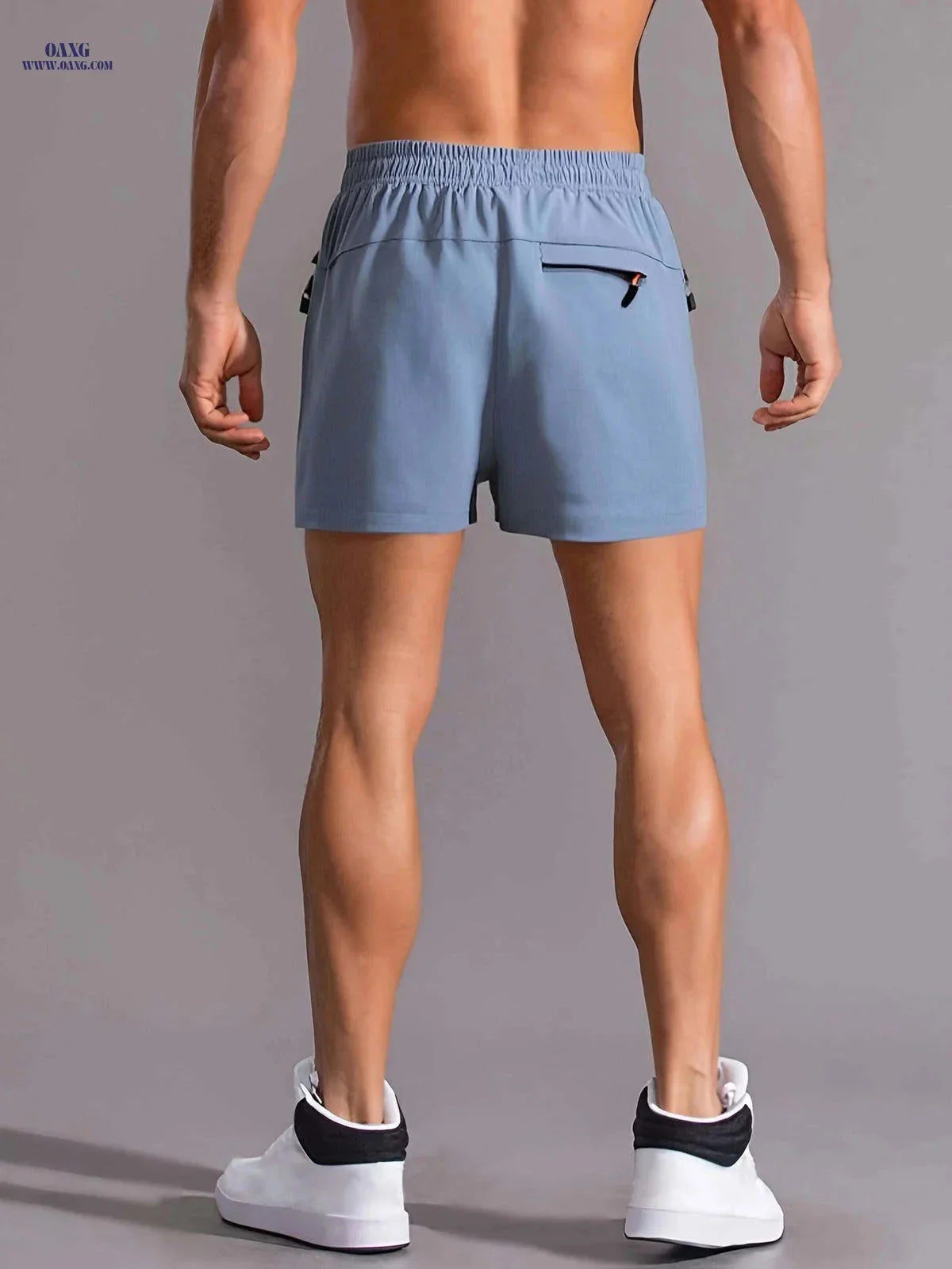 Men’s Summer Sports Shorts - Zippered Pockets for Outdoor Leisure