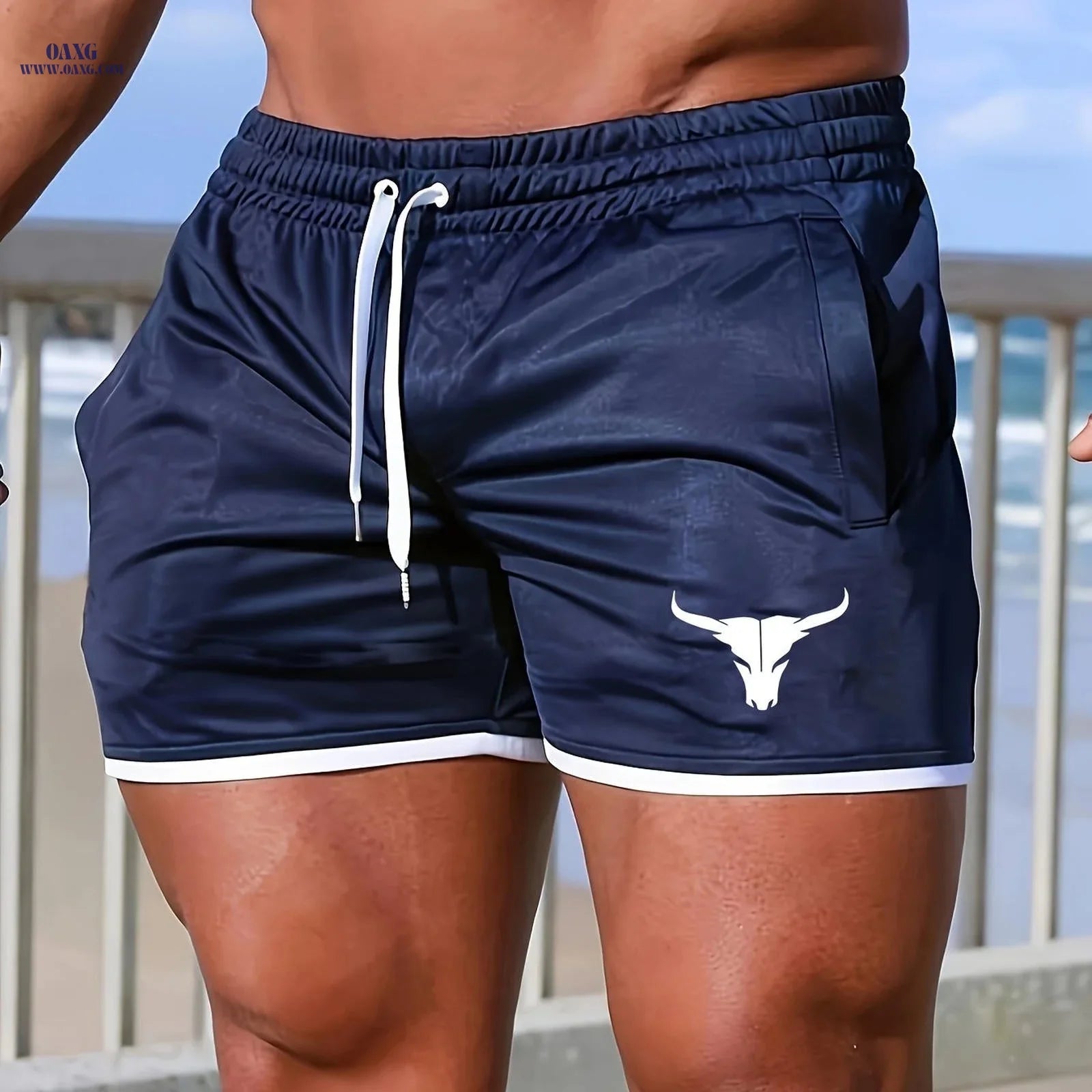 Men's Breathable Mesh Running Pants - Quick Drying Sports Shorts