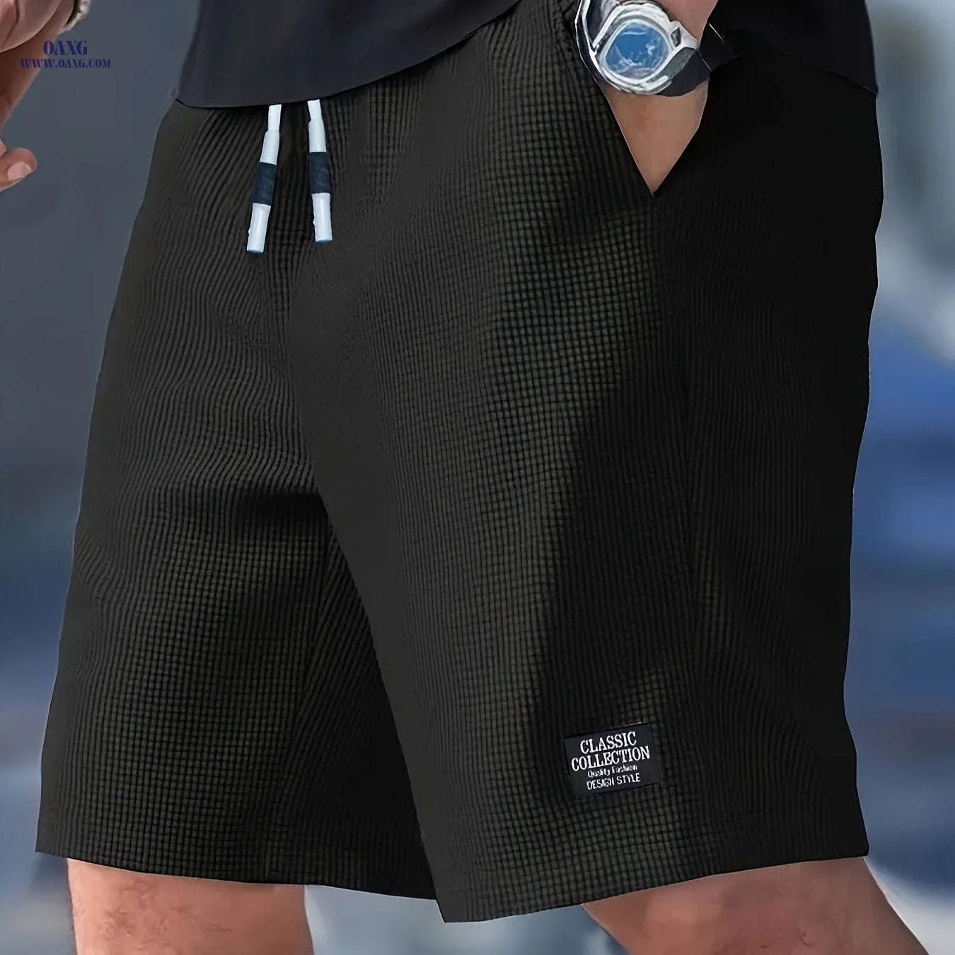 Men's Lightweight Drawstring Shorts - Casual Comfort for Beach Fun