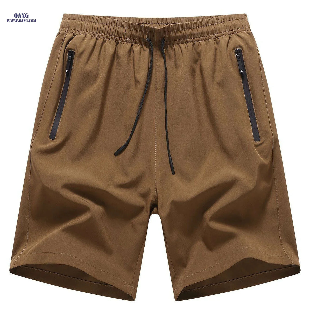 Men's Navy Blue Summer Shorts - Loose-Fit, Elastic Waist Drawstring