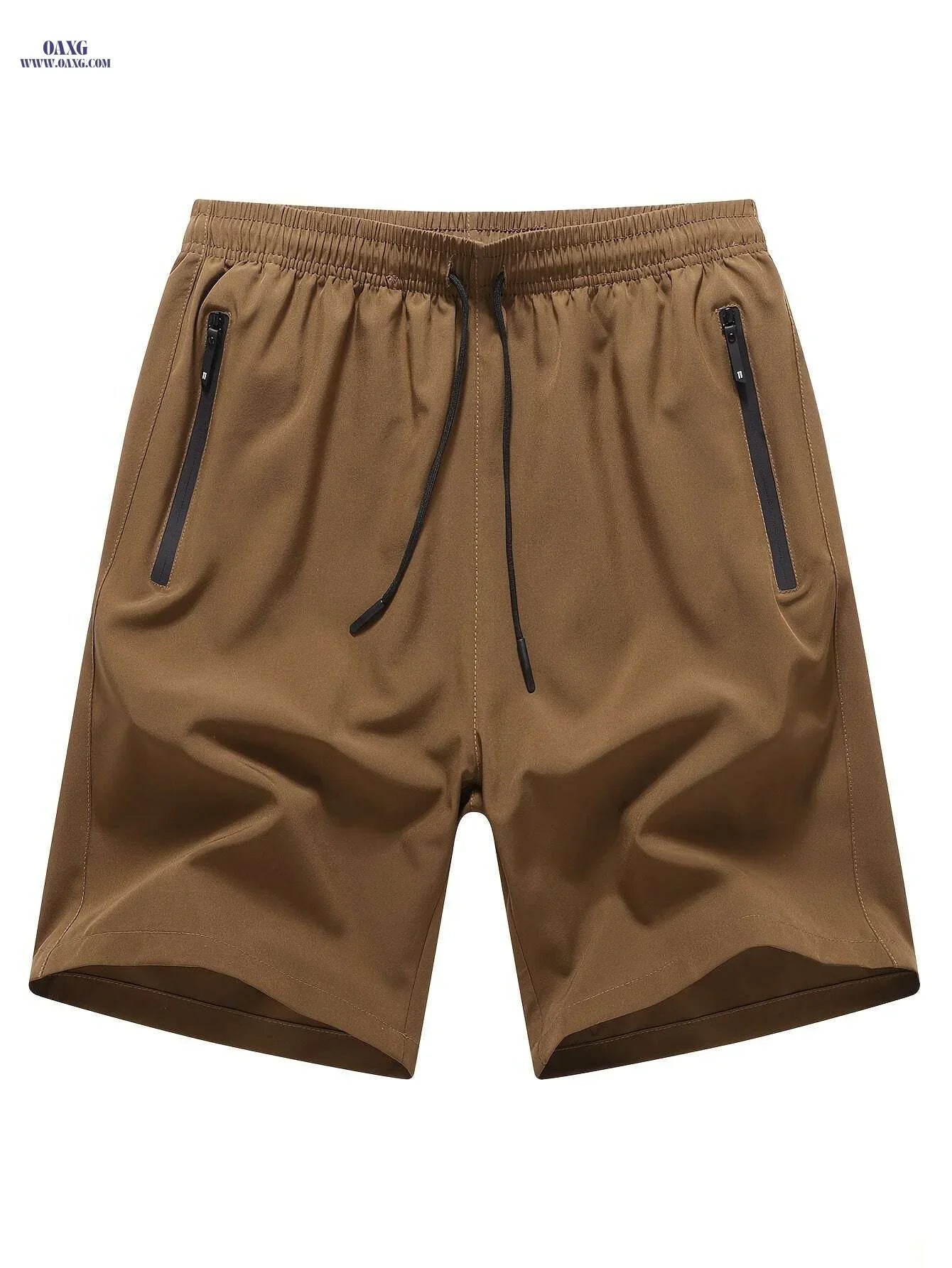 Men's Navy Blue Summer Shorts - Loose-Fit, Elastic Waist Drawstring