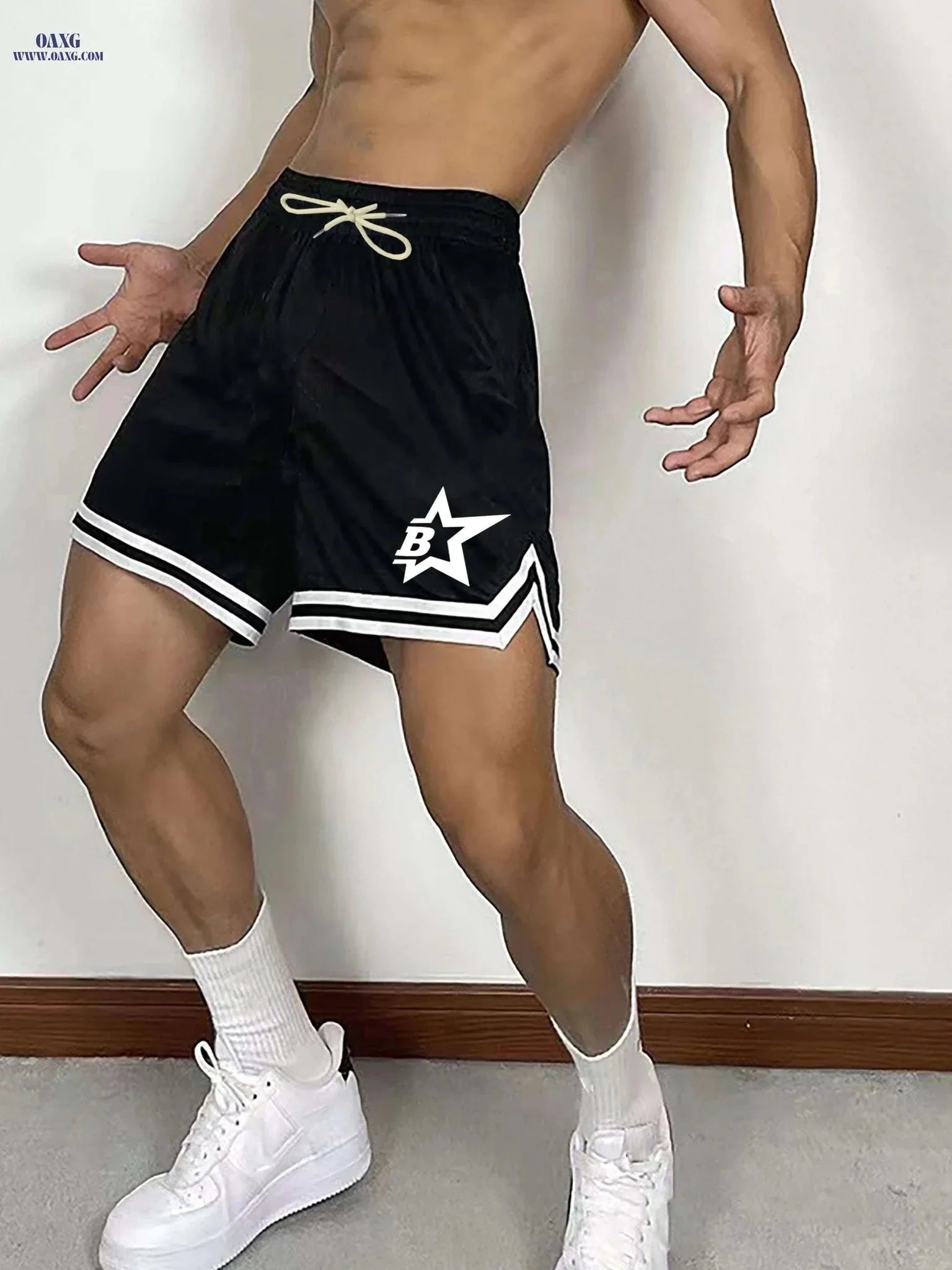 Stylish Men's Trendy Shorts - Casual Fit, 100% Polyester Fabric