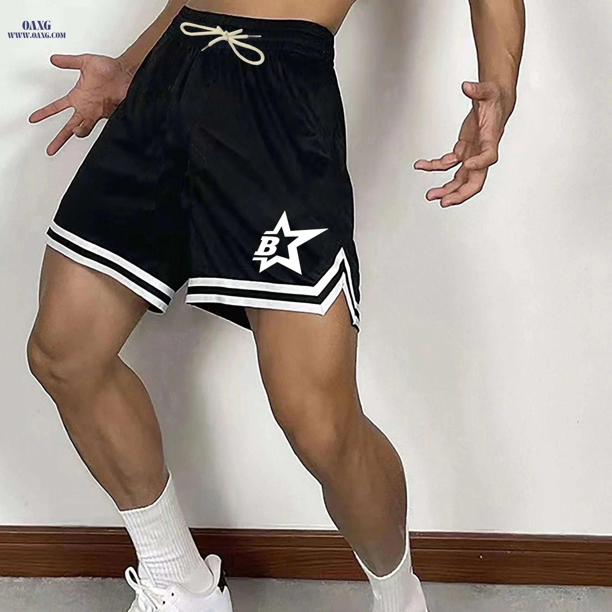 Stylish Men's Trendy Shorts - Casual Fit, 100% Polyester Fabric