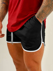 Summer Breathable Mesh Men's Shorts - Slim Fit Running & Fitness