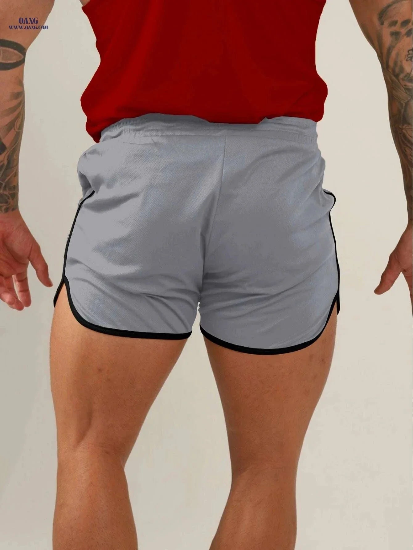 Summer Breathable Mesh Men's Shorts - Slim Fit Running & Fitness